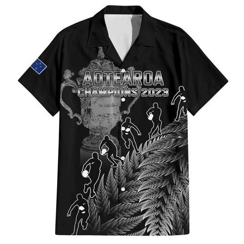 custom-new-zealand-silver-fern-rugby-hawaiian-shirt-all-black-go-champions-2023-with-trophy-proud