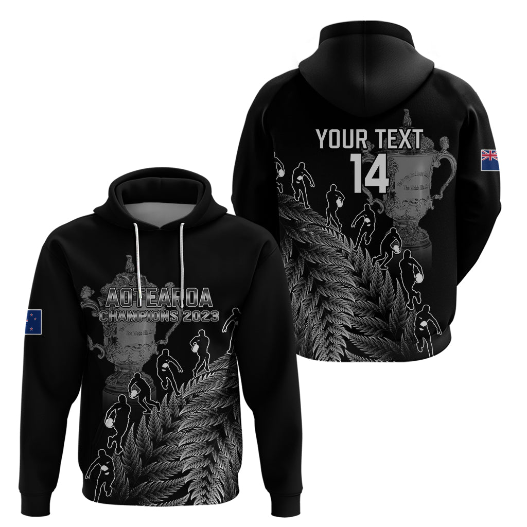 custom-new-zealand-silver-fern-rugby-hoodie-all-black-go-champions-2023-with-trophy-proud