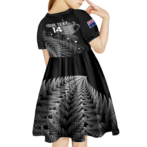 custom-new-zealand-silver-fern-rugby-kid-short-sleeve-dress-all-black-go-champions-2023-with-trophy-proud