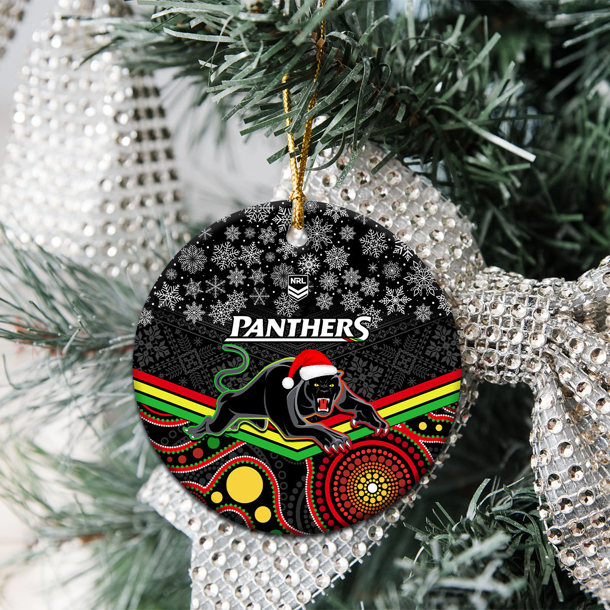 panthers-rugby-christmas-ceramic-ornament-merry-xmas-2023-mix-aboriginal-art