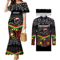 custom-panthers-rugby-christmas-couples-matching-mermaid-dress-and-long-sleeve-button-shirt-merry-xmas-2023-mix-aboriginal-art-black-version