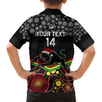 custom-panthers-rugby-christmas-family-matching-summer-maxi-dress-and-hawaiian-shirt-merry-xmas-2023-mix-aboriginal-art-black-version