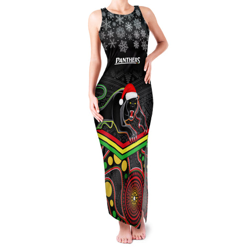 custom-panthers-rugby-christmas-family-matching-tank-maxi-dress-and-hawaiian-shirt-merry-xmas-2023-mix-aboriginal-art-black-version
