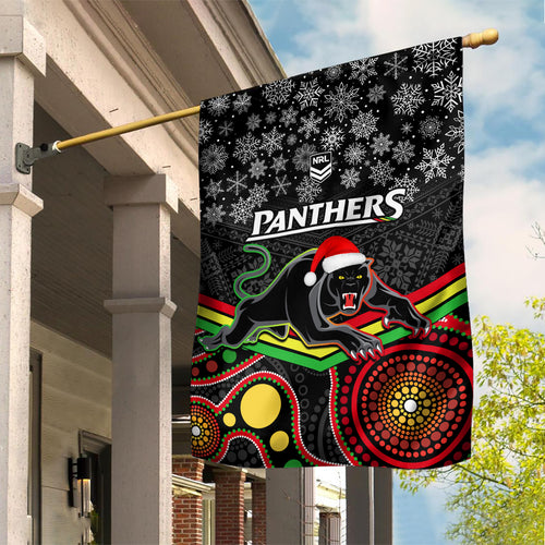 custom-panthers-rugby-christmas-garden-flag-merry-xmas-2023-mix-aboriginal-art-black-version