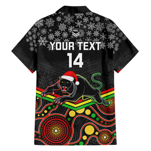 custom-panthers-rugby-christmas-hawaiian-shirt-merry-xmas-2023-mix-aboriginal-art-black-version