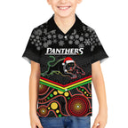 custom-panthers-rugby-christmas-kid-hawaiian-shirt-merry-xmas-2023-mix-aboriginal-art-black-version