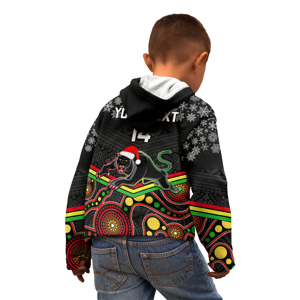 custom-panthers-rugby-christmas-kid-hoodie-merry-xmas-2023-mix-aboriginal-art-black-version
