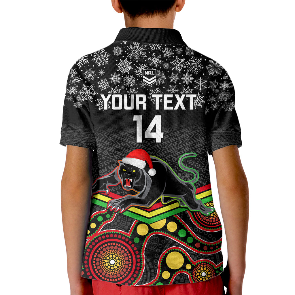 custom-panthers-rugby-christmas-kid-polo-shirt-merry-xmas-2023-mix-aboriginal-art-black-version