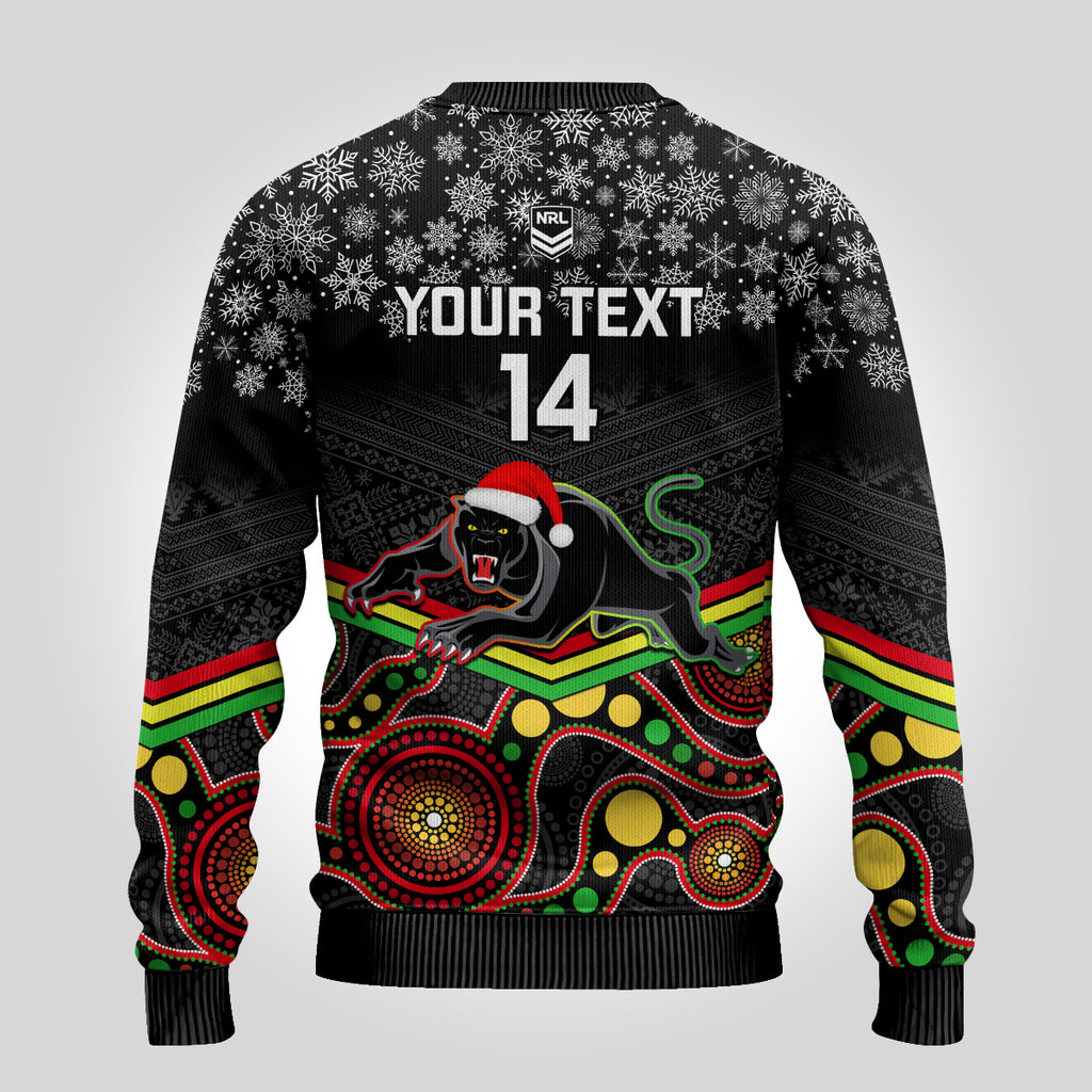 custom-panthers-rugby-christmas-ugly-christmas-sweater-merry-xmas-2023-mix-aboriginal-art-black-version
