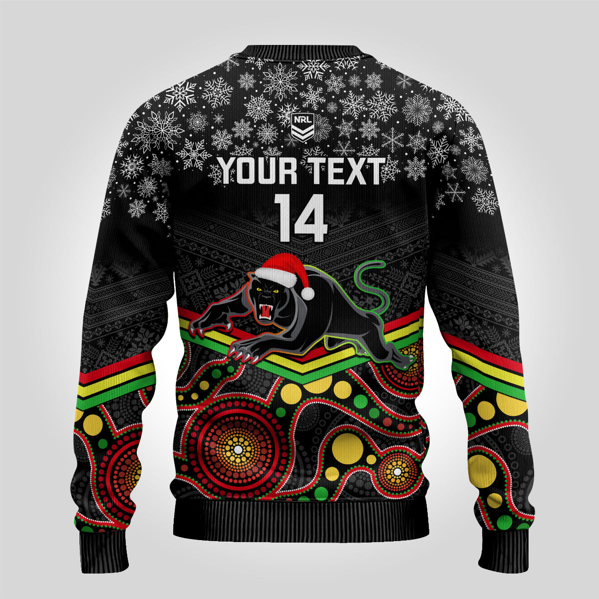 custom-panthers-rugby-christmas-ugly-christmas-sweater-merry-xmas-2023-mix-aboriginal-art-black-version