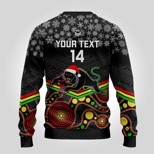 custom-panthers-rugby-christmas-ugly-christmas-sweater-merry-xmas-2023-mix-aboriginal-art-black-version