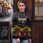custom-panthers-rugby-christmas-ugly-christmas-sweater-merry-xmas-2023-mix-aboriginal-art-black-version