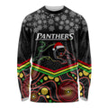 custom-panthers-rugby-christmas-long-sleeve-shirt-merry-xmas-2023-mix-aboriginal-art-black-version