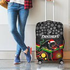 custom-panthers-rugby-christmas-luggage-cover-merry-xmas-2023-mix-aboriginal-art-black-version