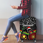 custom-panthers-rugby-christmas-luggage-cover-merry-xmas-2023-mix-aboriginal-art-black-version
