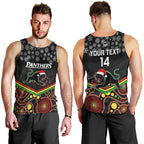 custom-panthers-rugby-christmas-men-tank-top-merry-xmas-2023-mix-aboriginal-art-black-version