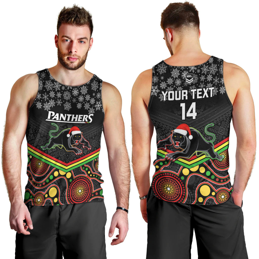 custom-panthers-rugby-christmas-men-tank-top-merry-xmas-2023-mix-aboriginal-art-black-version