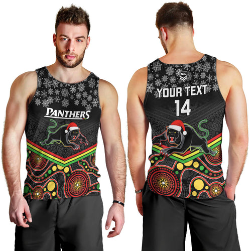 custom-panthers-rugby-christmas-men-tank-top-merry-xmas-2023-mix-aboriginal-art-black-version