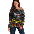 custom-panthers-rugby-christmas-off-shoulder-sweater-merry-xmas-2023-mix-aboriginal-art-black-version