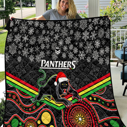 custom-panthers-rugby-christmas-quilt-merry-xmas-2023-mix-aboriginal-art-black-version