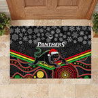 custom-panthers-rugby-christmas-rubber-doormat-merry-xmas-2023-mix-aboriginal-art-black-version