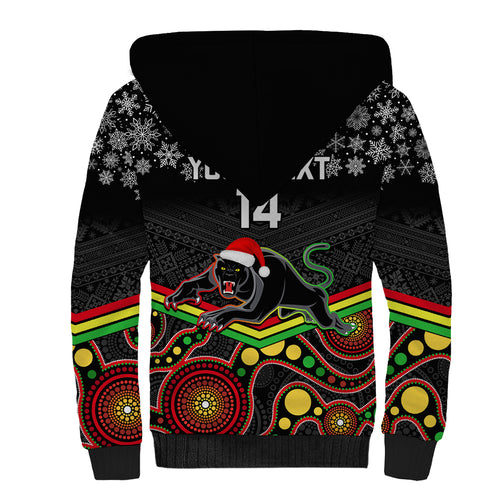 custom-panthers-rugby-christmas-sherpa-hoodie-merry-xmas-2023-mix-aboriginal-art-black-version