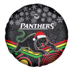 custom-panthers-rugby-christmas-spare-tire-cover-merry-xmas-2023-mix-aboriginal-art-black-version