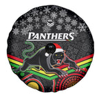 custom-panthers-rugby-christmas-spare-tire-cover-merry-xmas-2023-mix-aboriginal-art-black-version