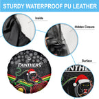 custom-panthers-rugby-christmas-spare-tire-cover-merry-xmas-2023-mix-aboriginal-art-black-version