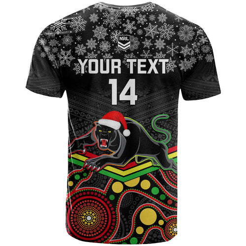 custom-panthers-rugby-christmas-t-shirt-merry-xmas-2023-mix-aboriginal-art-black-version