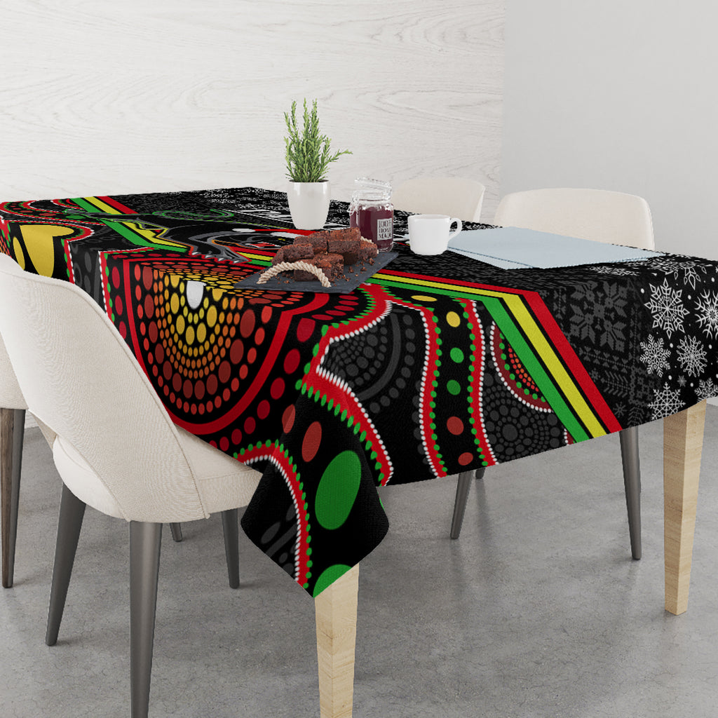 custom-panthers-rugby-christmas-tablecloth-merry-xmas-2023-mix-aboriginal-art-black-version
