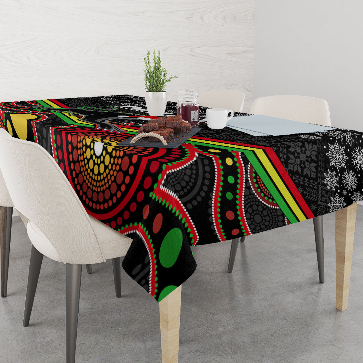 custom-panthers-rugby-christmas-tablecloth-merry-xmas-2023-mix-aboriginal-art-black-version