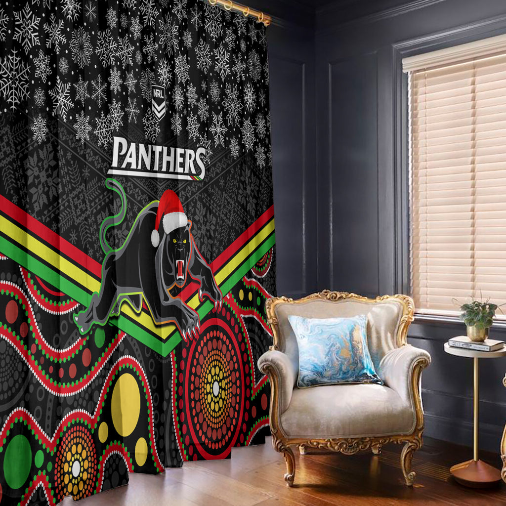 custom-panthers-rugby-christmas-window-curtain-merry-xmas-2023-mix-aboriginal-art-black-version