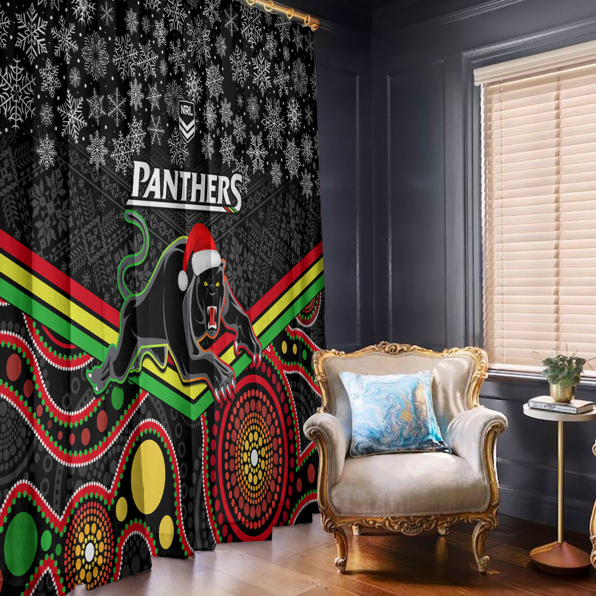 custom-panthers-rugby-christmas-window-curtain-merry-xmas-2023-mix-aboriginal-art-black-version