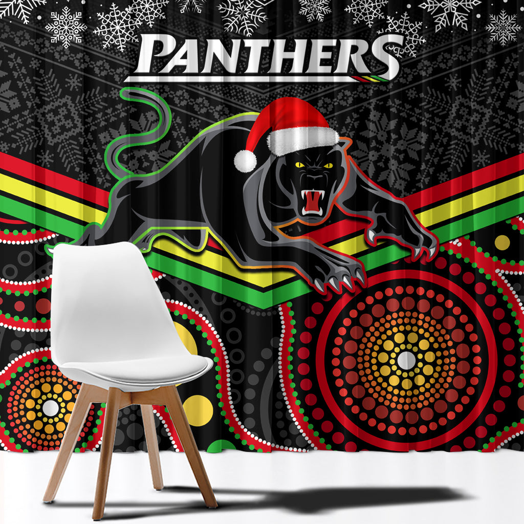 custom-panthers-rugby-christmas-window-curtain-merry-xmas-2023-mix-aboriginal-art-black-version