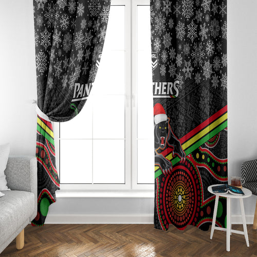 custom-panthers-rugby-christmas-window-curtain-merry-xmas-2023-mix-aboriginal-art-black-version