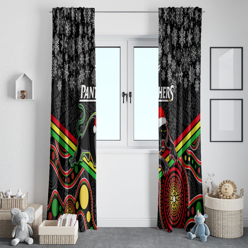 custom-panthers-rugby-christmas-window-curtain-merry-xmas-2023-mix-aboriginal-art-black-version