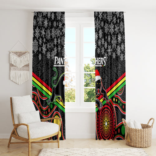 custom-panthers-rugby-christmas-window-curtain-merry-xmas-2023-mix-aboriginal-art-black-version