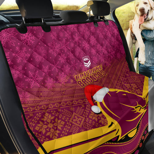 custom-brisbane-broncos-rugby-christmas-back-car-seat-cover-merry-xmas-2023-mix-aboriginal-art