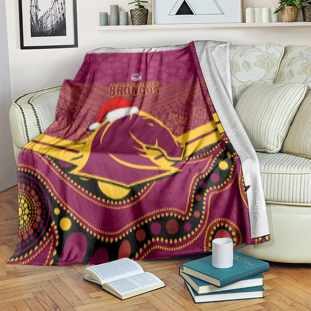custom-brisbane-broncos-rugby-christmas-blanket-merry-xmas-2023-mix-aboriginal-art