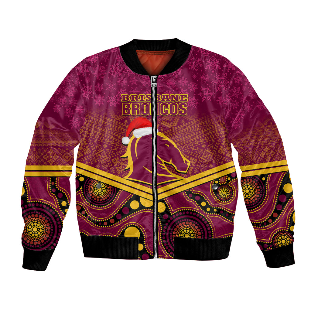 custom-brisbane-broncos-rugby-christmas-bomber-jacket-merry-xmas-2023-mix-aboriginal-art