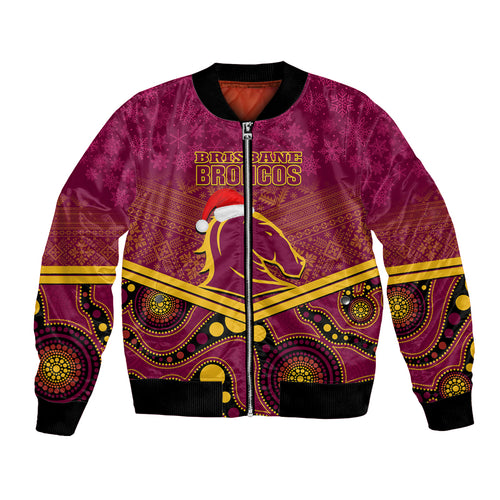 custom-brisbane-broncos-rugby-christmas-bomber-jacket-merry-xmas-2023-mix-aboriginal-art