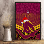 custom-brisbane-broncos-rugby-christmas-canvas-wall-art-merry-xmas-2023-mix-aboriginal-art