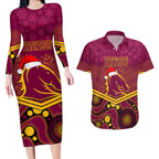 custom-brisbane-broncos-rugby-christmas-couples-matching-long-sleeve-bodycon-dress-and-hawaiian-shirt-merry-xmas-2023-mix-aboriginal-art