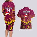 custom-brisbane-broncos-rugby-christmas-couples-matching-long-sleeve-bodycon-dress-and-hawaiian-shirt-merry-xmas-2023-mix-aboriginal-art