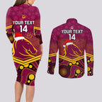 custom-brisbane-broncos-rugby-christmas-couples-matching-long-sleeve-bodycon-dress-and-long-sleeve-button-shirt-merry-xmas-2023-mix-aboriginal-art