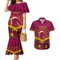 custom-brisbane-broncos-rugby-christmas-couples-matching-mermaid-dress-and-hawaiian-shirt-merry-xmas-2023-mix-aboriginal-art