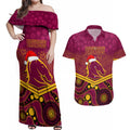 custom-brisbane-broncos-rugby-christmas-couples-matching-off-shoulder-maxi-dress-and-hawaiian-shirt-merry-xmas-2023-mix-aboriginal-art