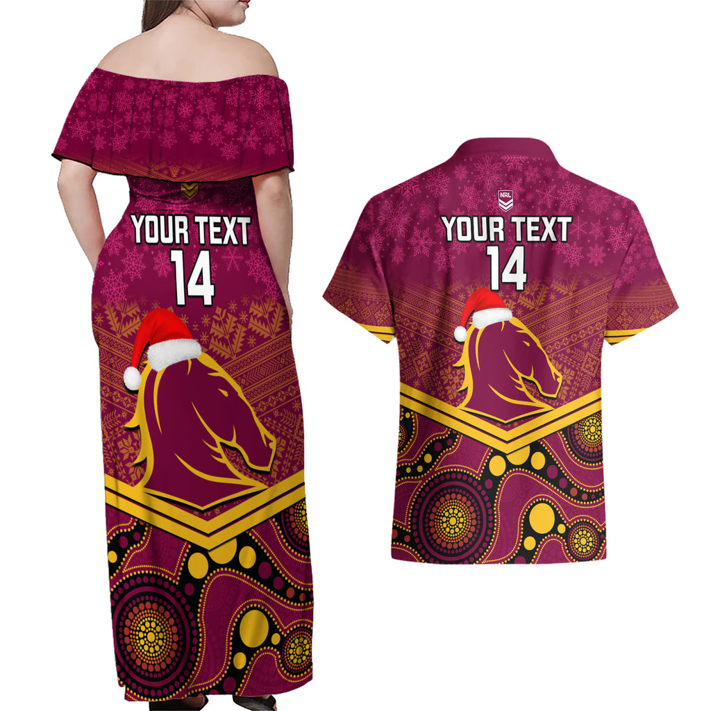 custom-brisbane-broncos-rugby-christmas-couples-matching-off-shoulder-maxi-dress-and-hawaiian-shirt-merry-xmas-2023-mix-aboriginal-art