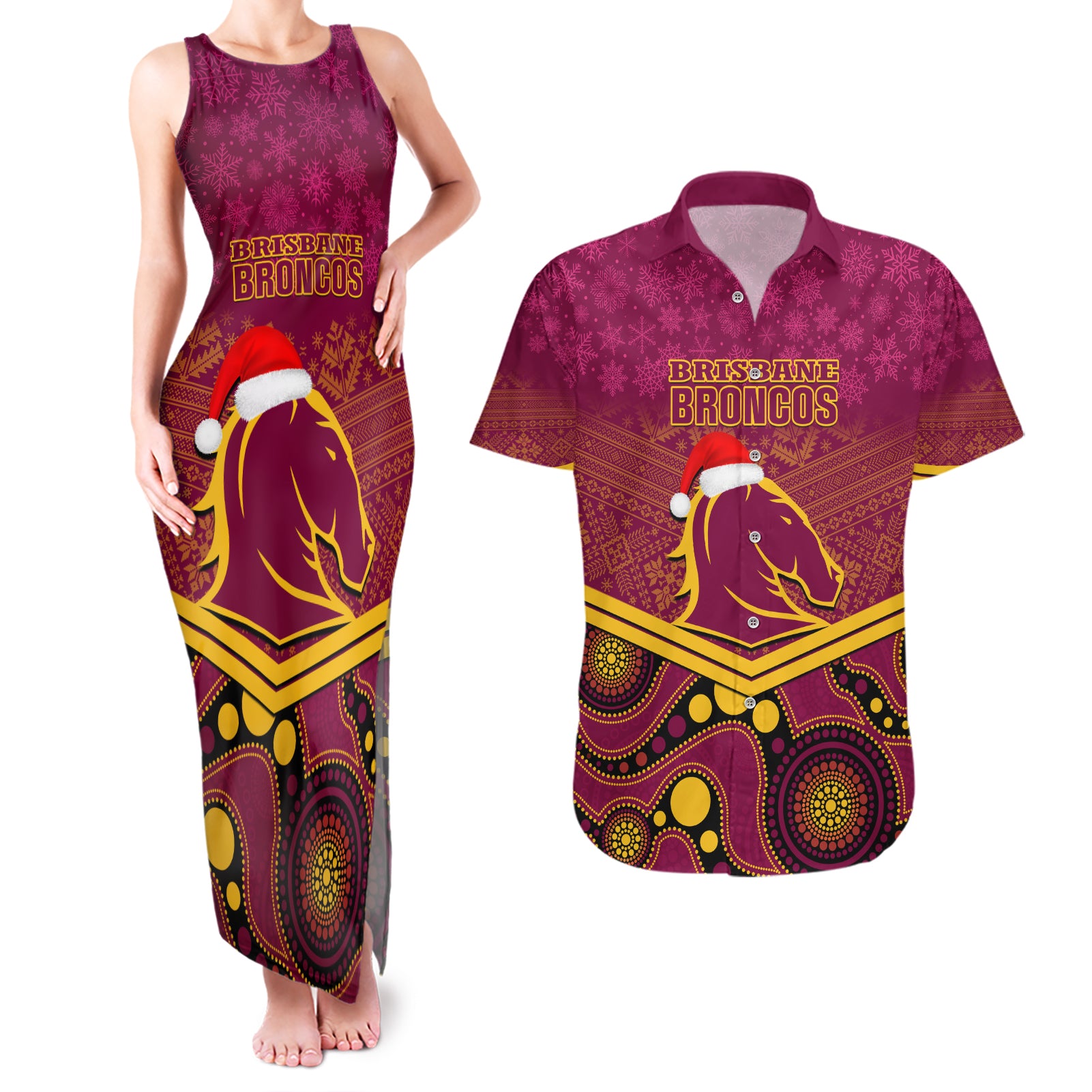 custom-brisbane-broncos-rugby-christmas-couples-matching-tank-maxi-dress-and-hawaiian-shirt-merry-xmas-2023-mix-aboriginal-art